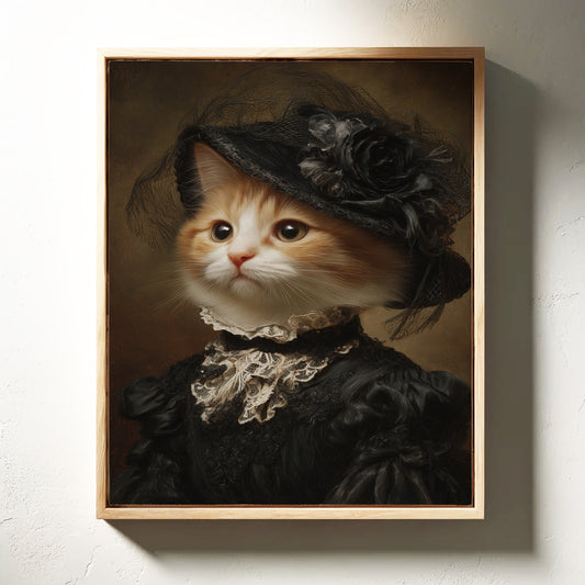 A Feline's Timeless Elegance