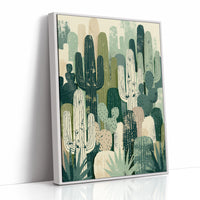 Cactus Grove: Layered Desert Silhouettes
