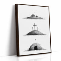 Nativity Told In Three Hills