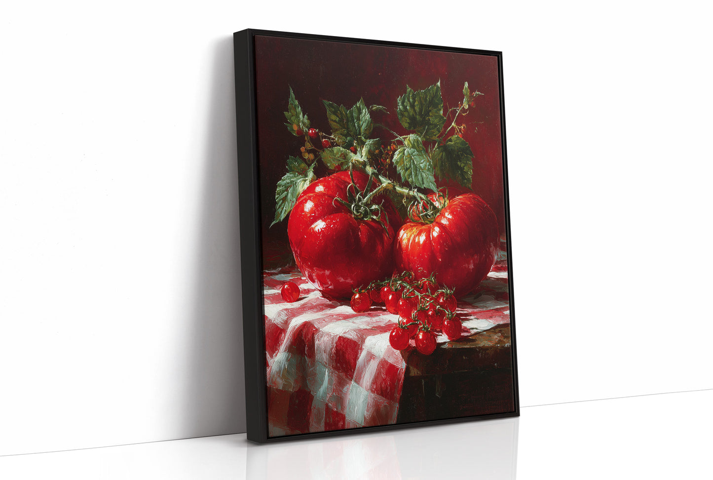 Heirloom Reds on Gingham