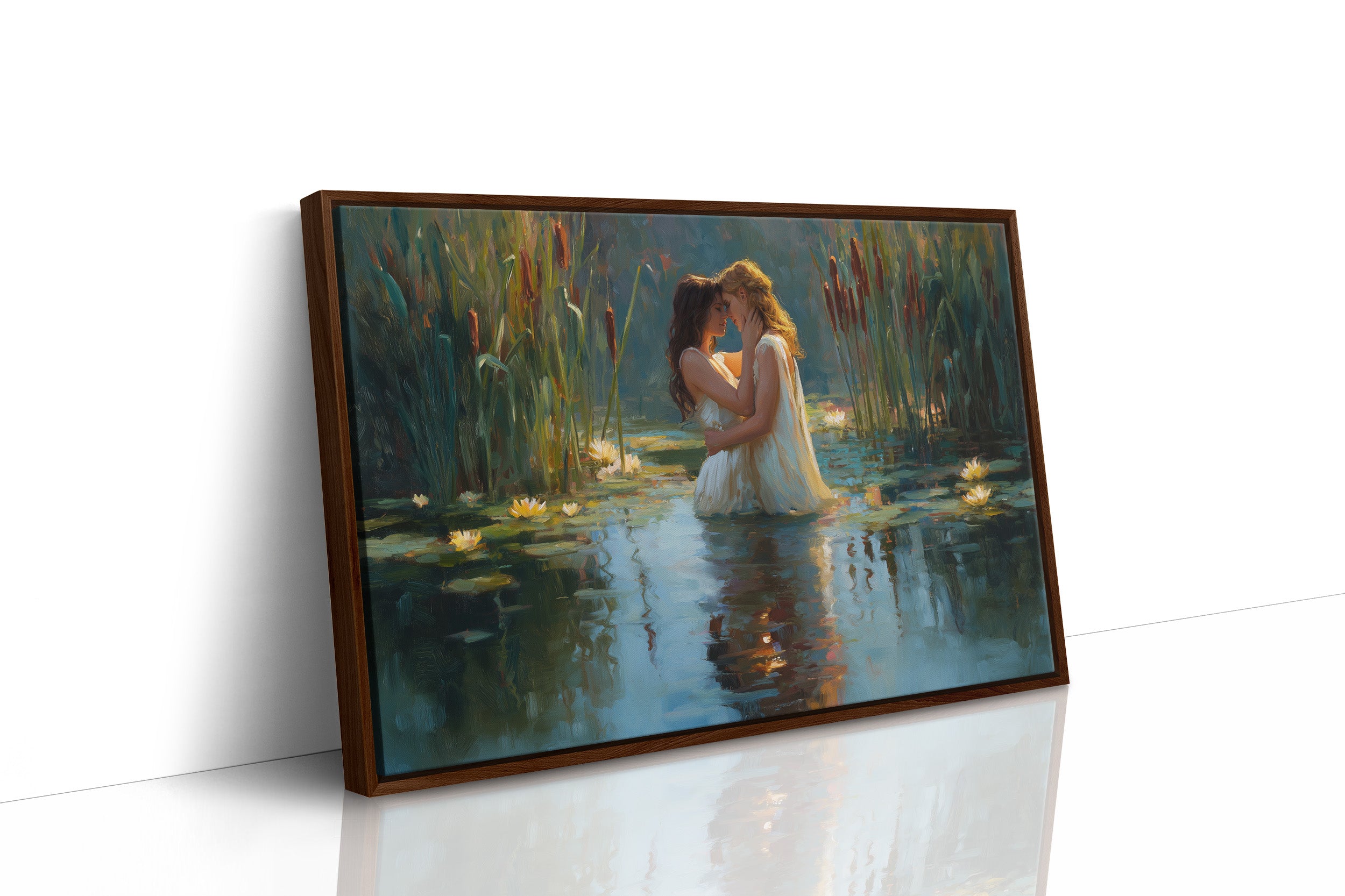 Tender Waters Among Lily Blooms