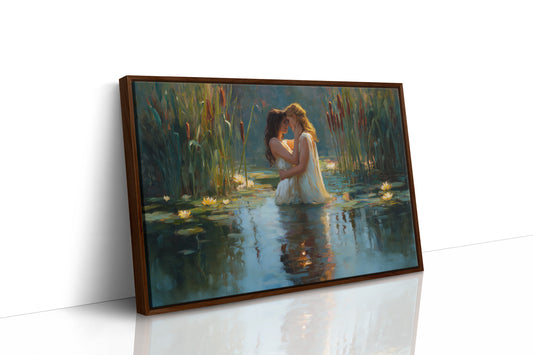 Tender Waters Among Lily Blooms