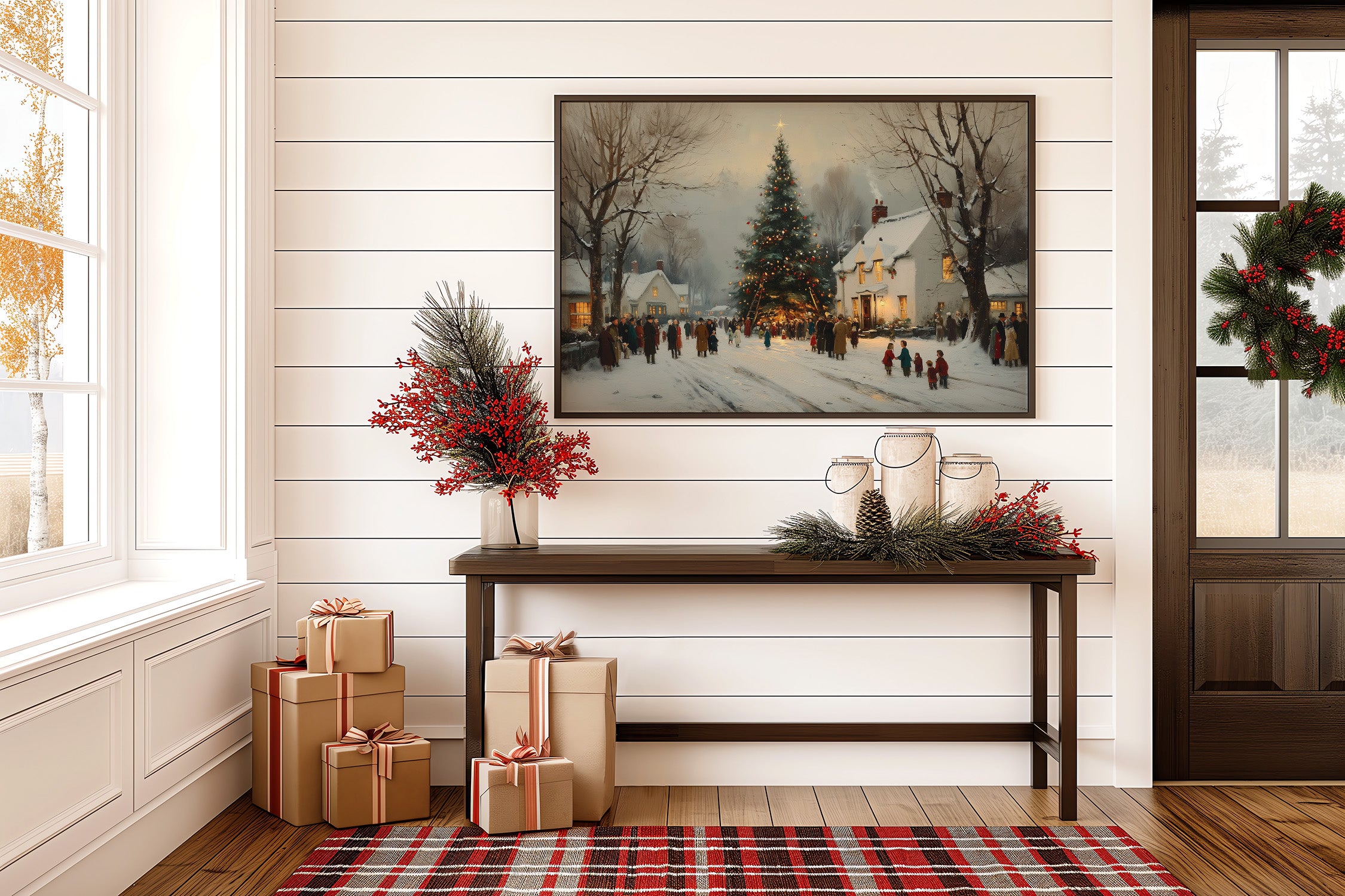 Village Square Glows With Winter Magic