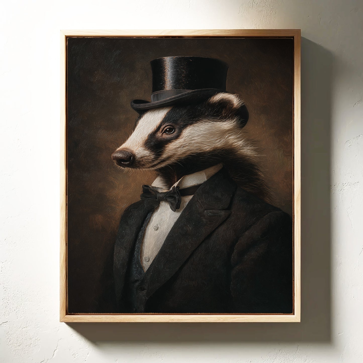 Dapper Badger in Formal Attire