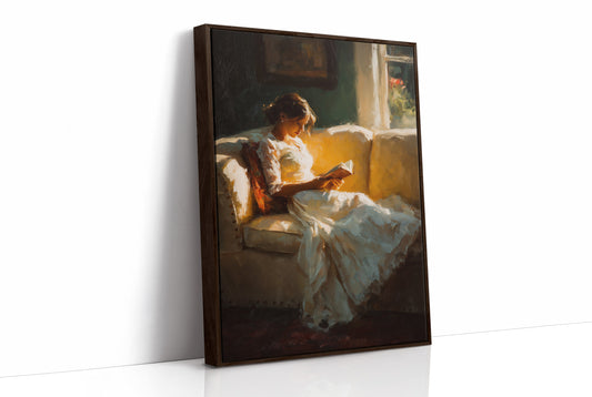 Golden Hour Between Book Pages