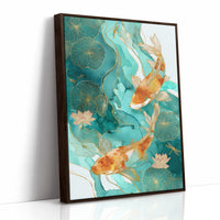 Golden Koi Circle Lotus Pools