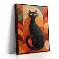 Autumn Cat Dances With Circles