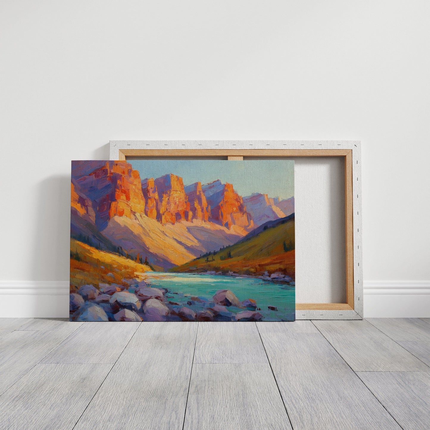 Turquoise Waters Kiss Mountain Fire