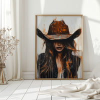 Cowgirl in Crimson – Modern Western Grit