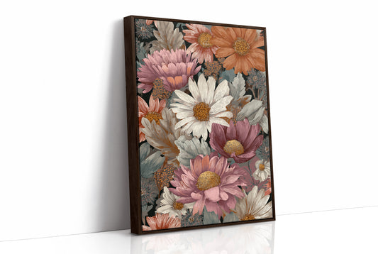 Copper Blooms In Midnight Garden