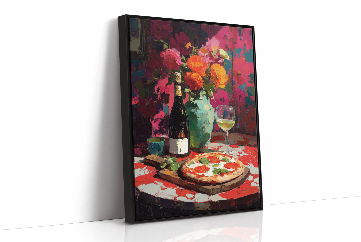 Pizza and Peonies