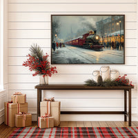 Winter Steam Meets City Lights