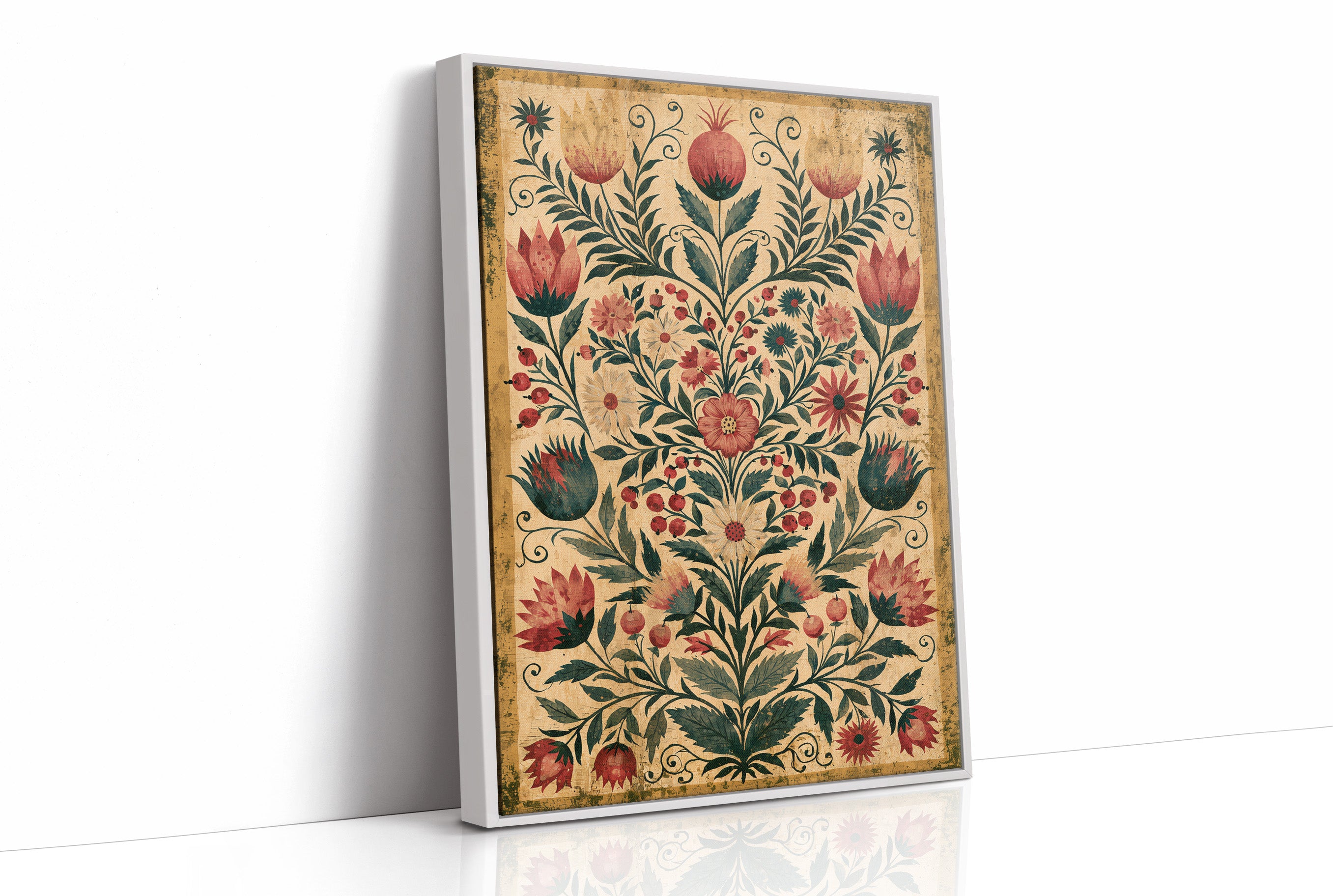 Pomegranate Folk Tapestry