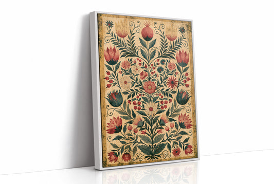 Pomegranate Folk Tapestry