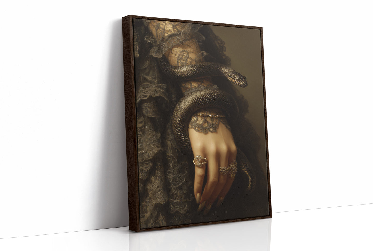 Temptation Coils Through Ancient Lace