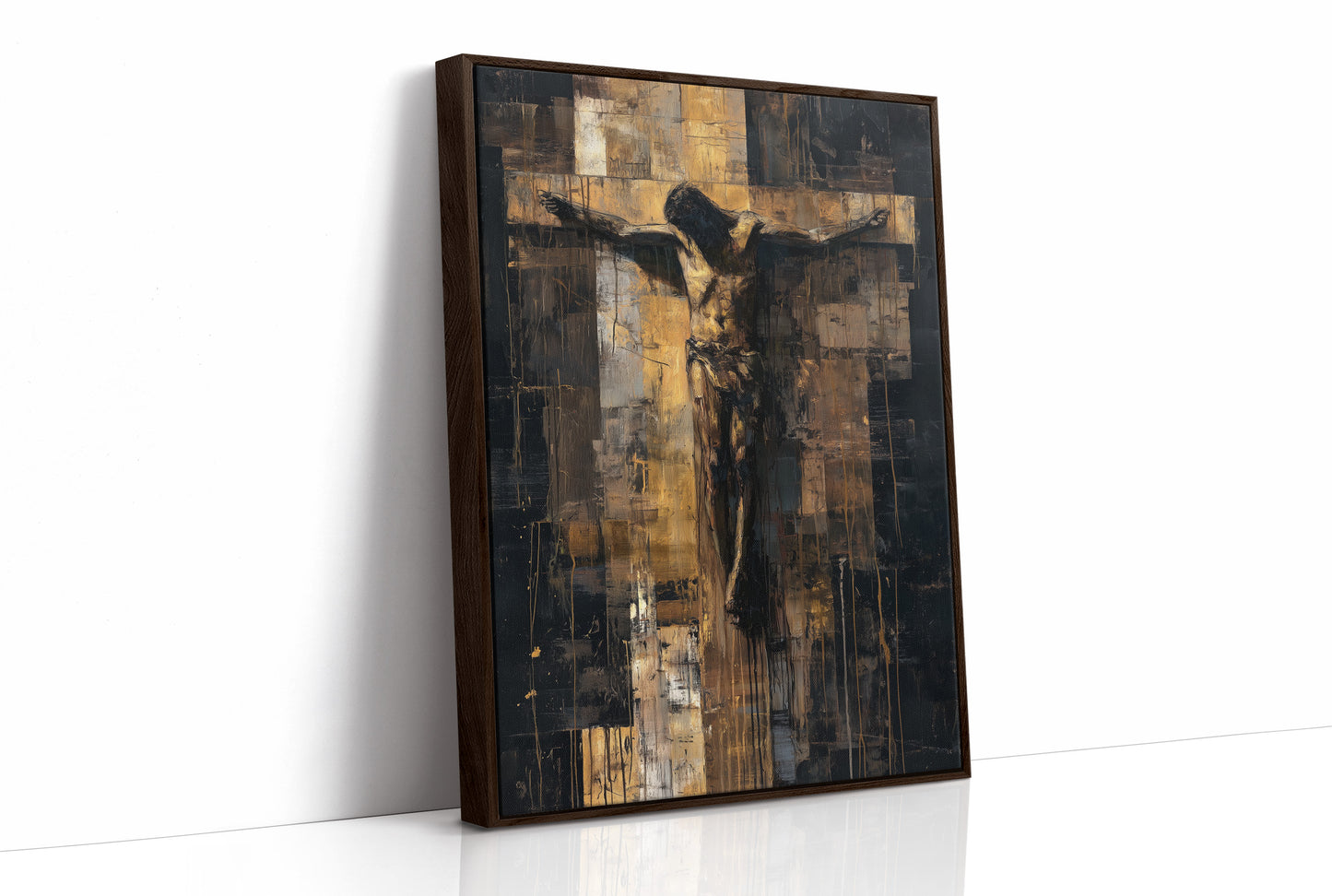 Faith Rendered In Golden Darkness