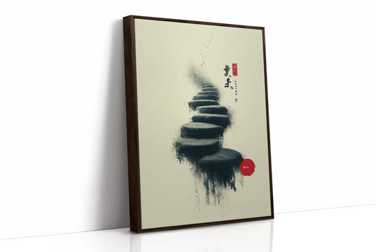 Stepping Stones Lead To Stillness