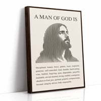 A Man of God: Ivory Line Portrait
