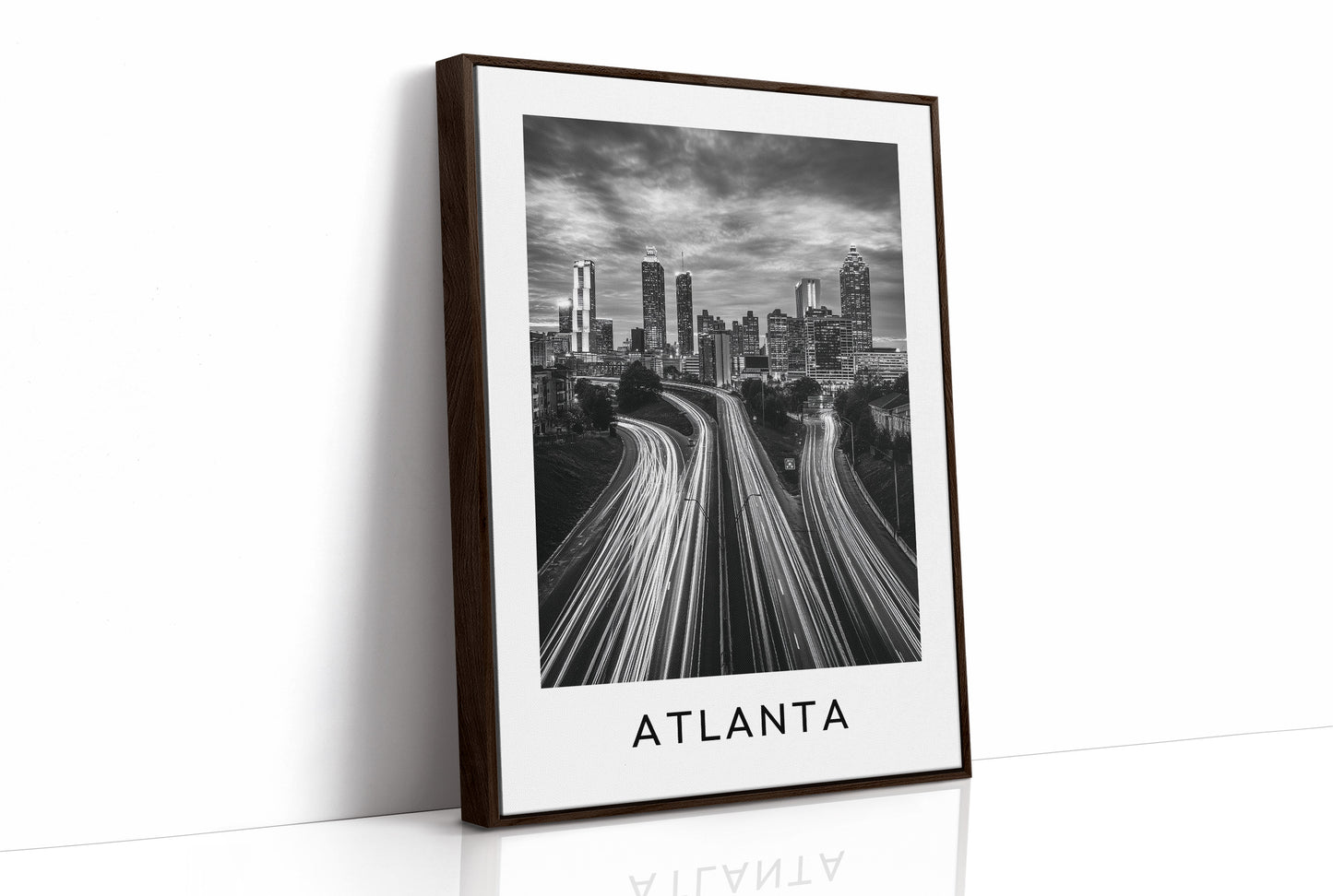 Light Trails Into Downtown
