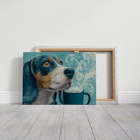 Beagle and the Steaming Mug