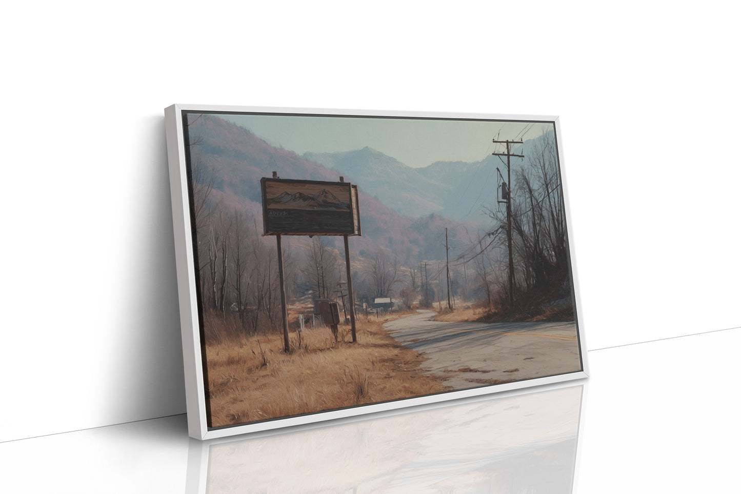 Forgotten Highway Through Mountain Mist