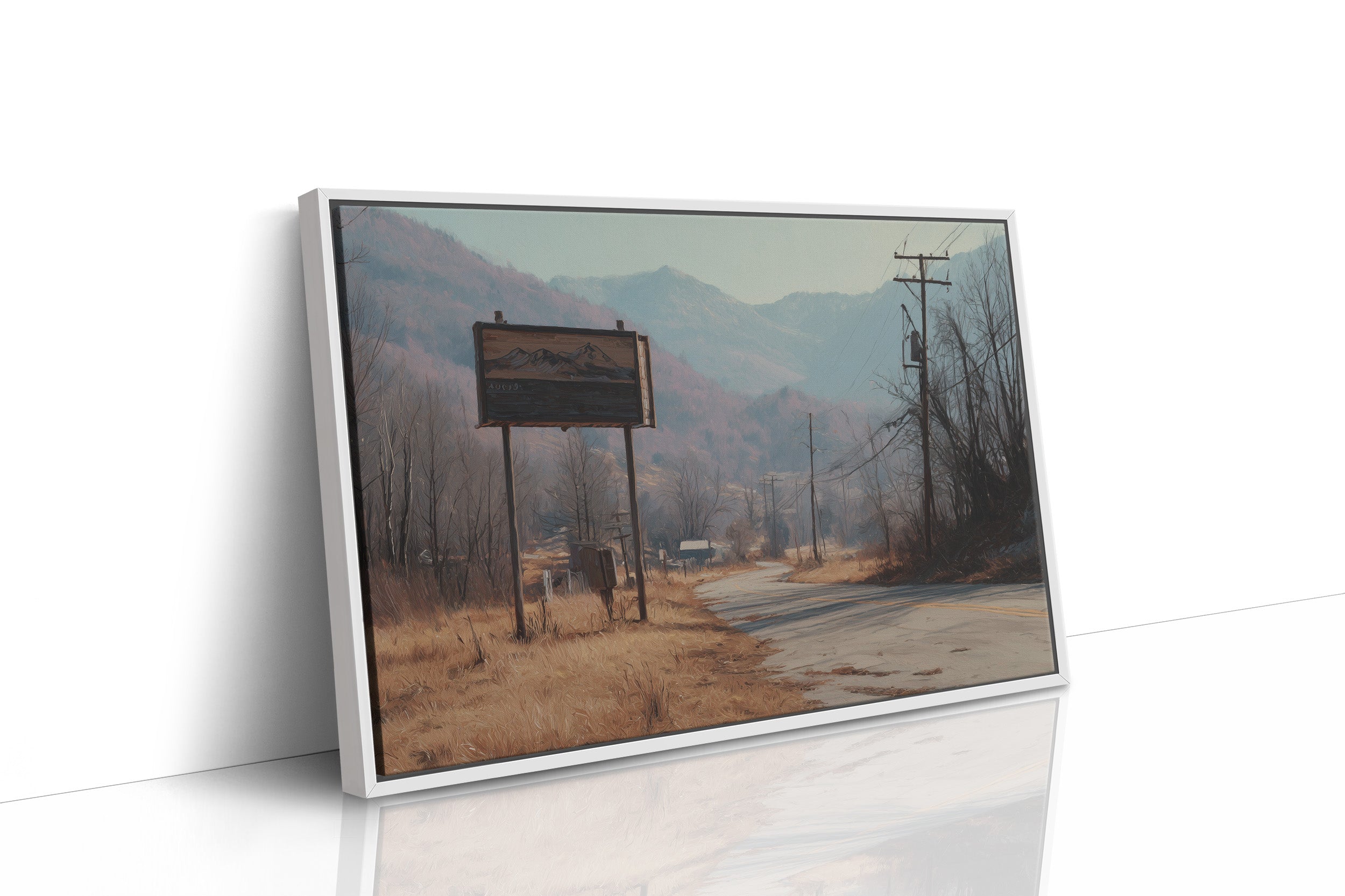 Forgotten Highway Through Mountain Mist