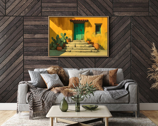Cactus Guards The Turquoise Door