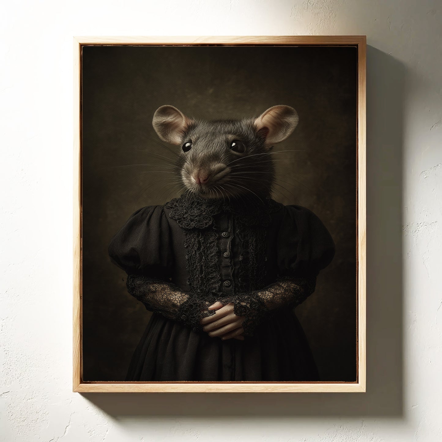 Elegant Rodent in Victorian Attire