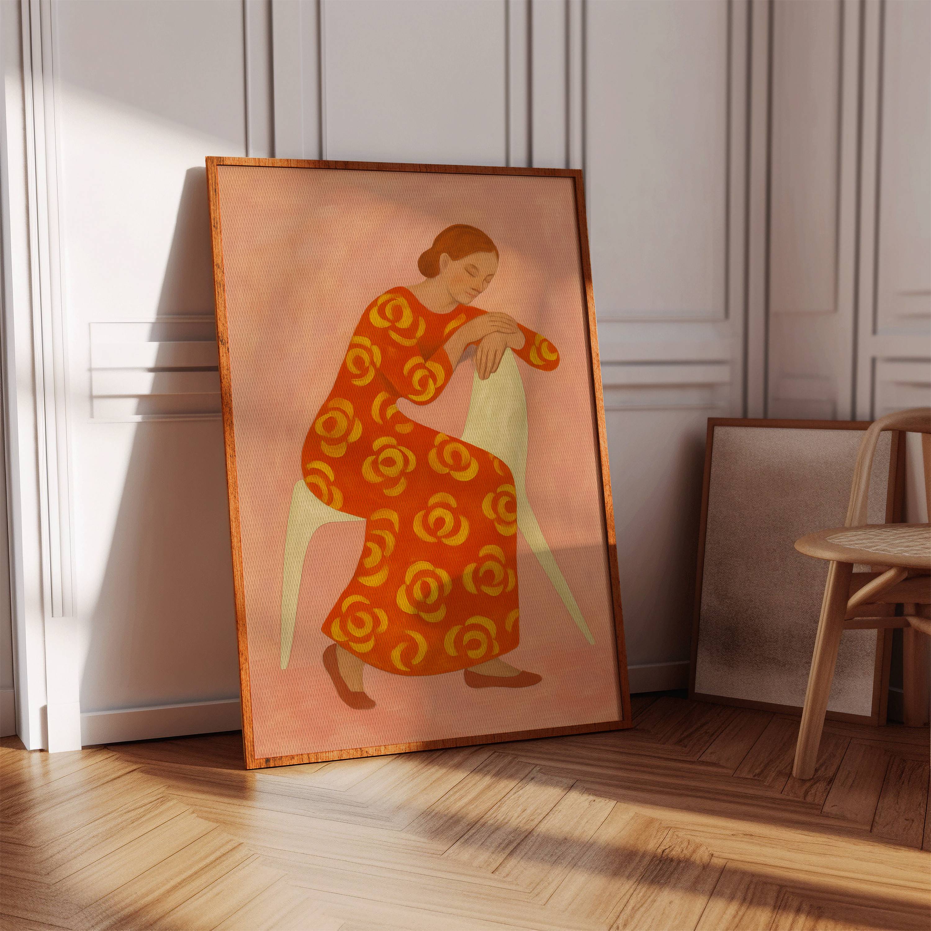 Marigold Dress On Sunday Afternoon