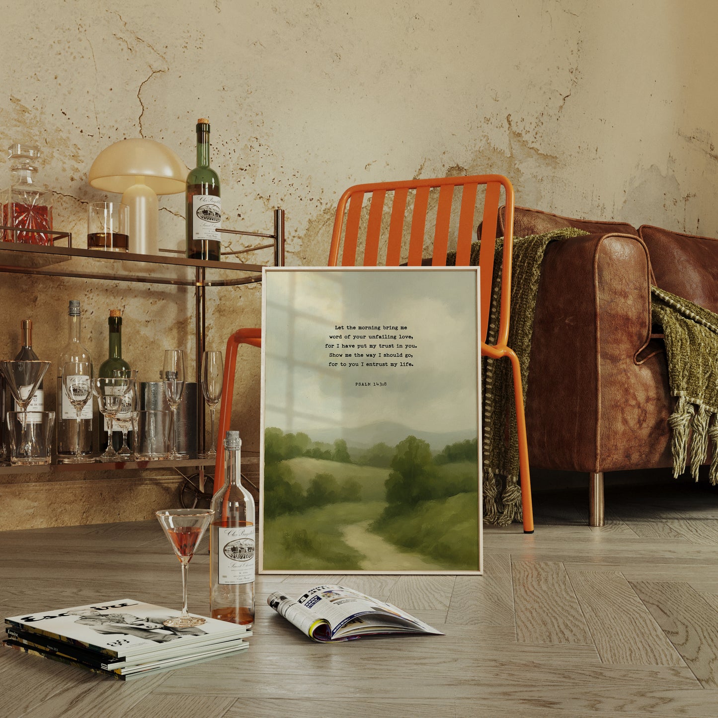 Morning Trust Psalm 143:8 Landscape Print