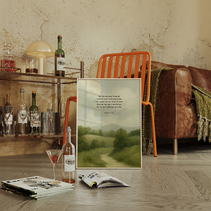 Morning Trust Psalm 143:8 Landscape Print