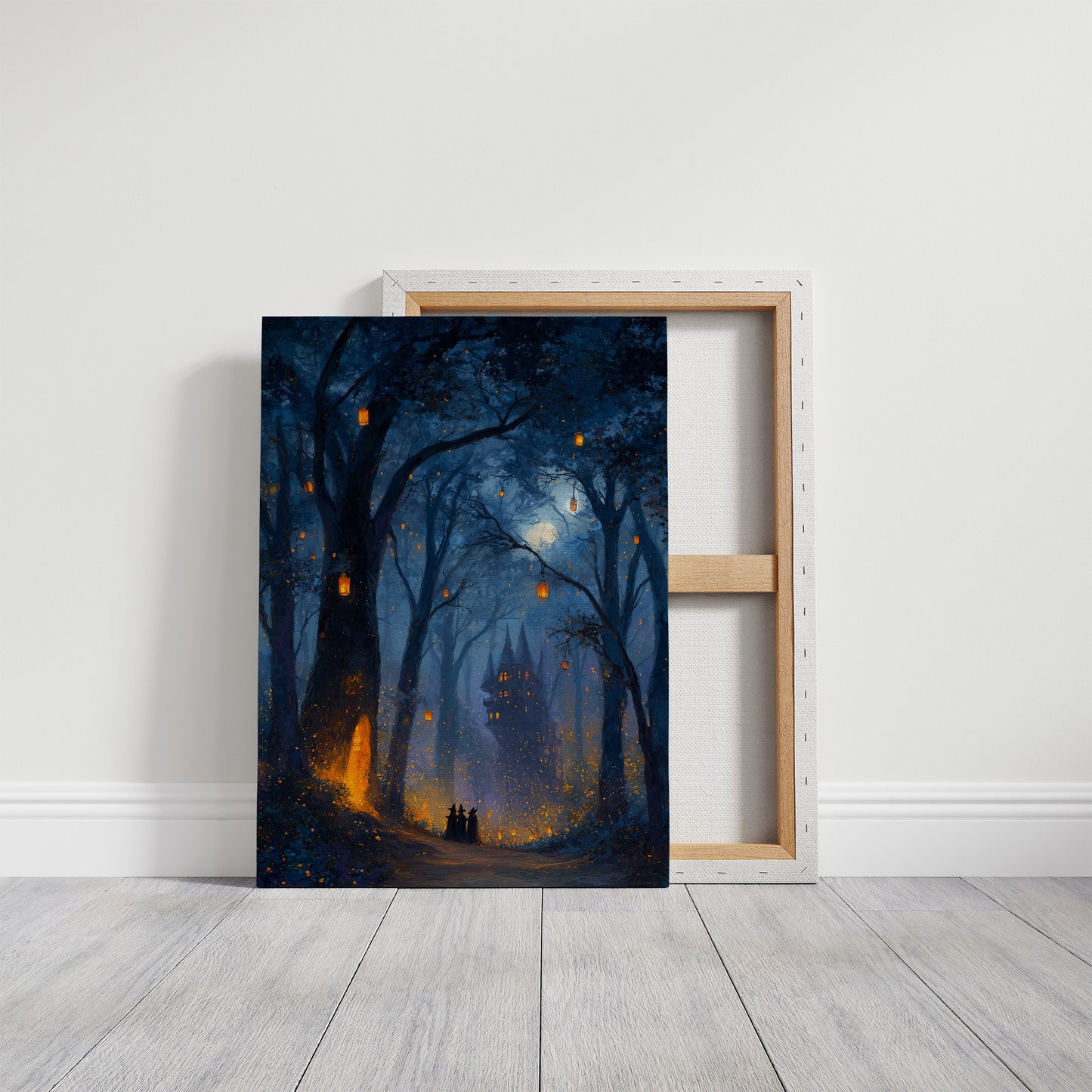 Lanterns Guide Midnight Wanderers Home