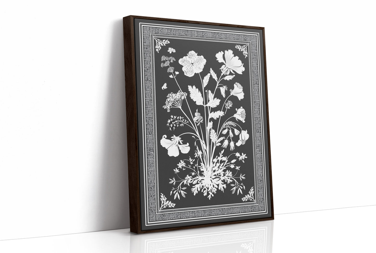 Botanist's Journal In Negative Space