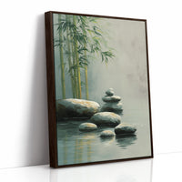 Bamboo Bends Near Silent Waters