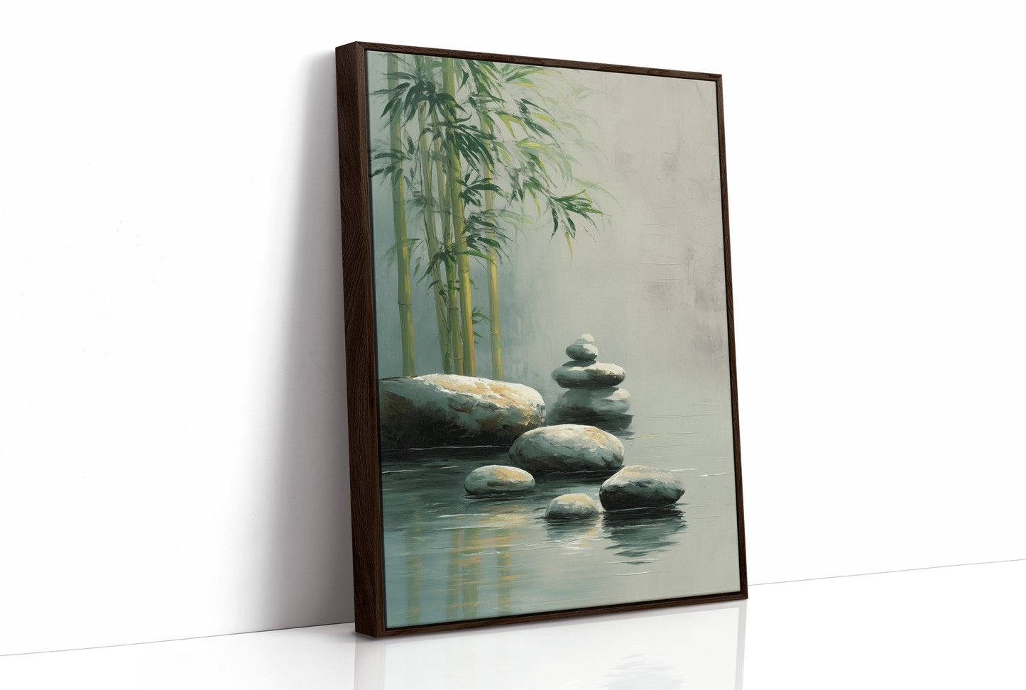 Bamboo Bends Near Silent Waters