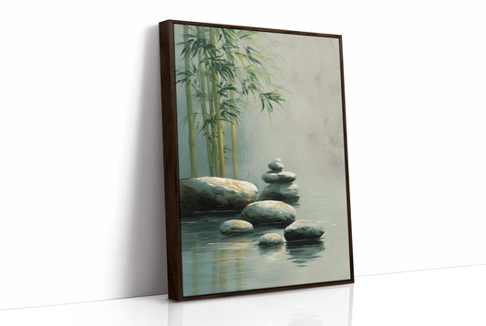 Bamboo Bends Near Silent Waters