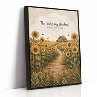 The Lord Is My Shepherd: Sunflower Barn Path