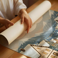 Let Your Light Shine: Snowy Alpine Village