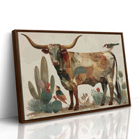 Desert Birds Dance With Longhorn