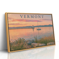 Vermont Lakeside Sunset Sail