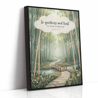 In Quietness and Trust: Bamboo Forest Bridge