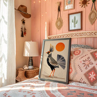 Desert Bird Dances At Dawn