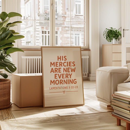 New Every Morning Scripture Print