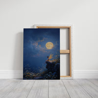 Moonlit Perch Beyond Mortal Shores