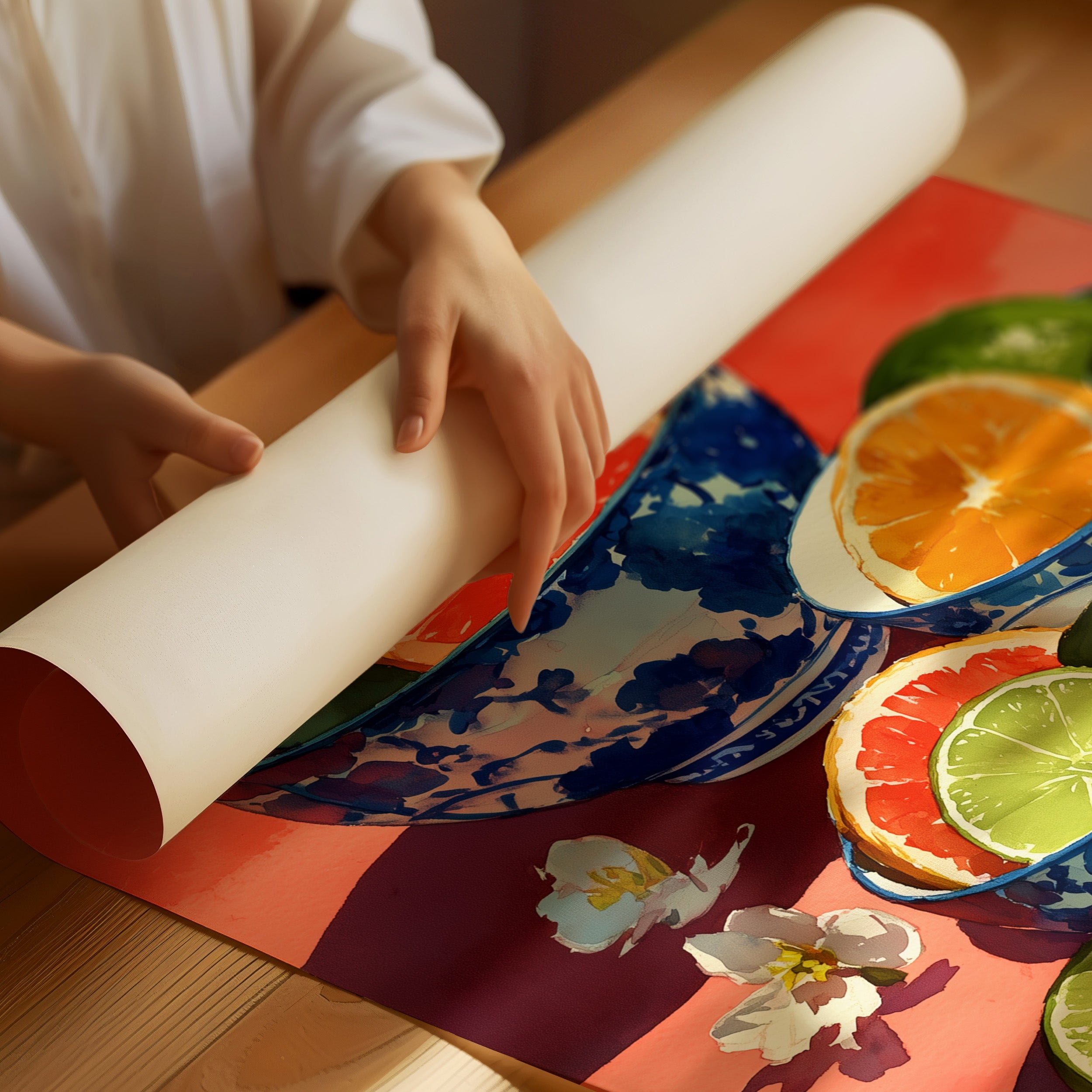 Citrus and Chinoiserie