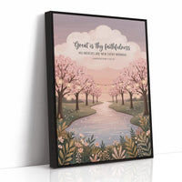Great Is Thy Faithfulness: Cherry Blossom River