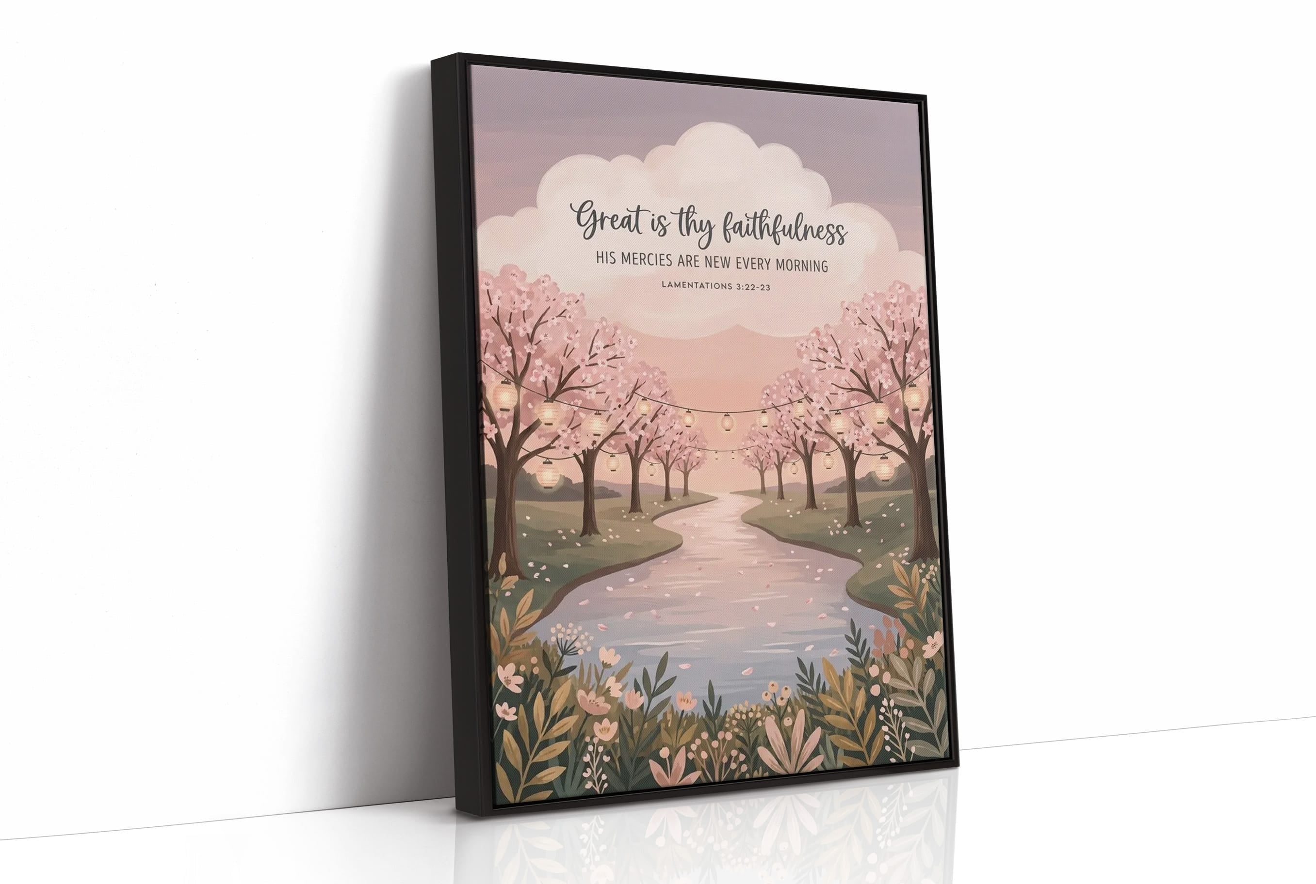 Great Is Thy Faithfulness: Cherry Blossom River
