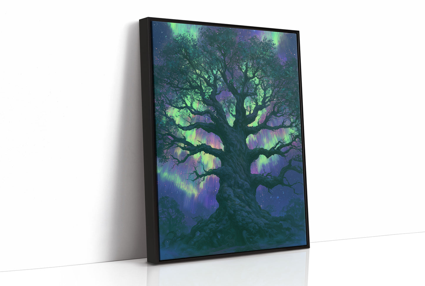 Ancient Oak, Northern Lights