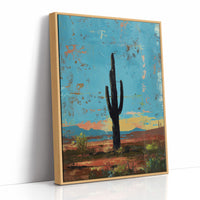 Dusk Settles On The Desert