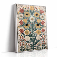 Black-Eyed Susans on Weathered Wood